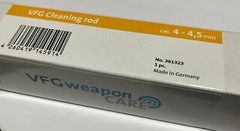 VFG #361323 Pistol 4.5mm 1-Piece Stainless Steel Cleaning Rod 280mm