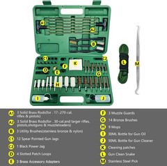 Cleaning Kit for 5.56 .223 7.62 .308 7.62 Cal,Universal Cleaning Kit for Hunt…