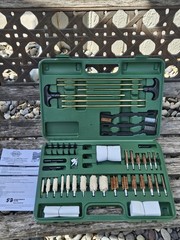 NEW Guide Gear Universal 62 Piece Gun Cleaning Kit In Carry Case