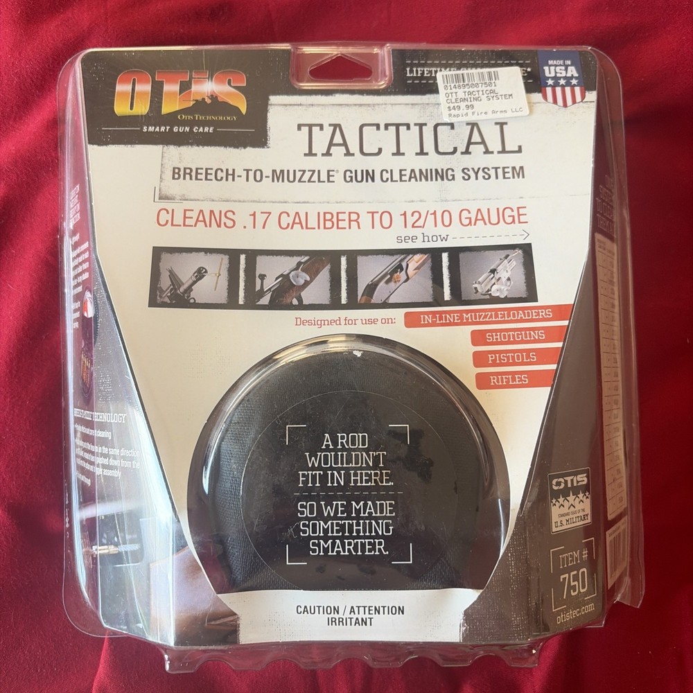 Otis Technology Universal .17 Cal – 12/10 Ga gun Cleaning Kit – BRAND NEW