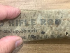 Marbles No 9728 Jointed Rifle Rod .28 Caliber and Up 36″ Brass in Canvas pouch