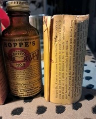 Vintage 1937 HOPPE’S No.9 Nitro Powder Solvent Oil With Manual Damaged Box Empty