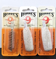 20 Gauge Cleaning Kit-Ripcord, Cotton Mops, Nickel, Bronze, Nylon, Tornado Brush