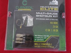 Elite Shotgun Multi Gauge Cleaning Kit .410-20-12-16 Ga Must See
