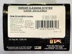 Otis Technology MSR/AR Cleaning System .223 Cal 5.56mm FG-556-MSR BX