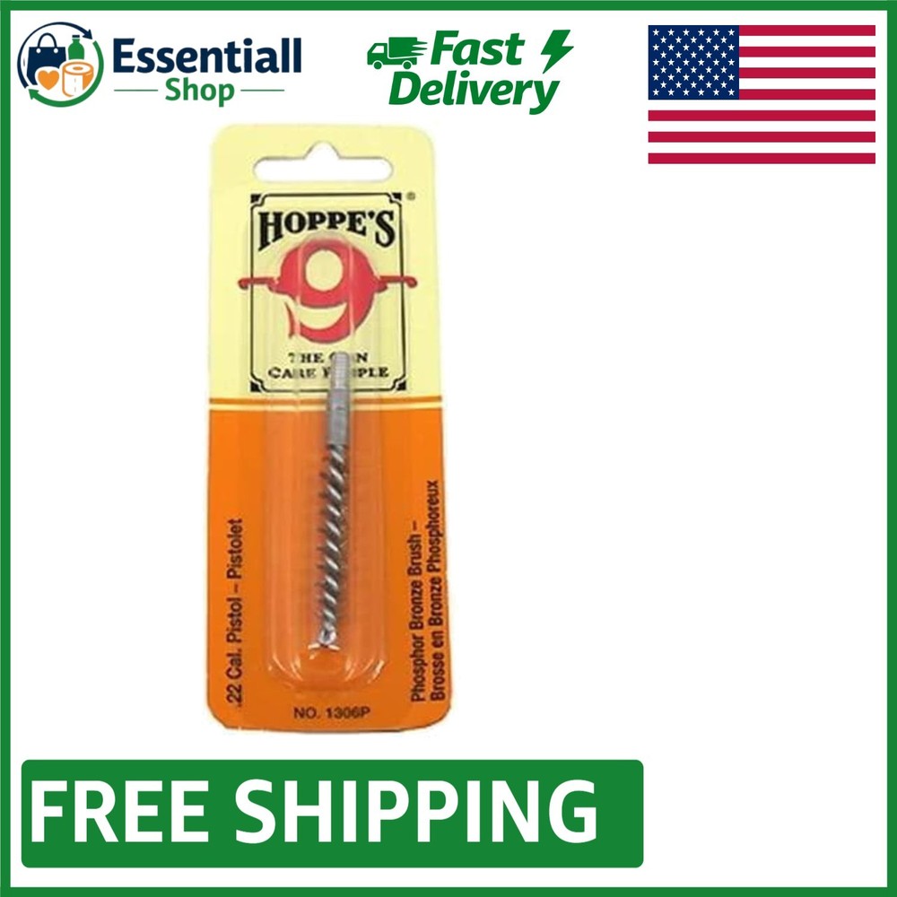 Compact No. 9 Phosphor Bronze Brush for Optimal .22 Caliber Firearm Cleaning