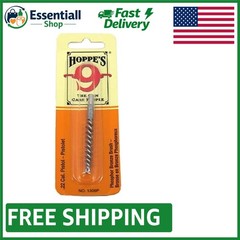 Compact No. 9 Phosphor Bronze Brush for Optimal .22 Caliber Firearm Cleaning