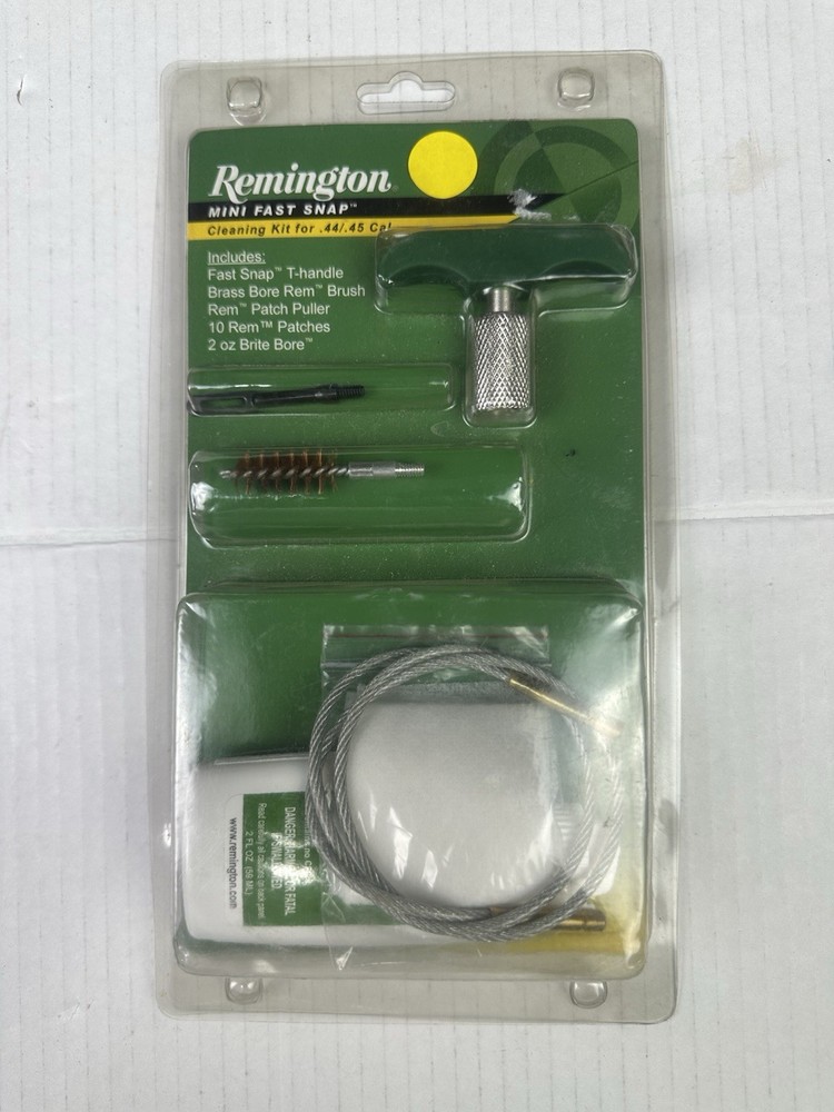 REMINGTON MINI FAST SNAP CLEANING KIT FOR .44/.45 CAL