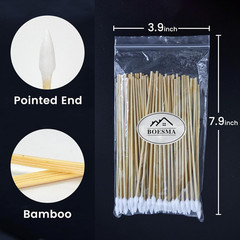 Gun Cleaning Swabs Pointed Tip Firearm Maintenance Precision Q-Tips 200 Count