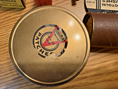 VTG. GUNSLICK SHOTGUN CLEANING KIT #178 & CONTENTS RAMROD, GREESE, PATCHES, LUBE