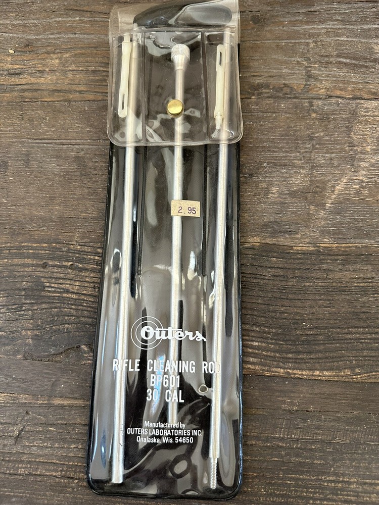 Outers Shotgun Cleaning Rod BP-601 Cleaning Kit 3 Pc Rod All Gauges handle EUC
