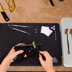Gun Cleaning Mat 36 X 12”, Non-Slip Workbench Pad, Large Surface Gun Mat in Stor