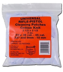 Southern Bloomer 2.5 Inch Universal Rifle/Handgun Cleaning Patches 125/bag103