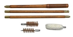 SHOTGUN Cleaning Kit 12 / 20 ga Wood & Brass – Optional Free Personalization Sml