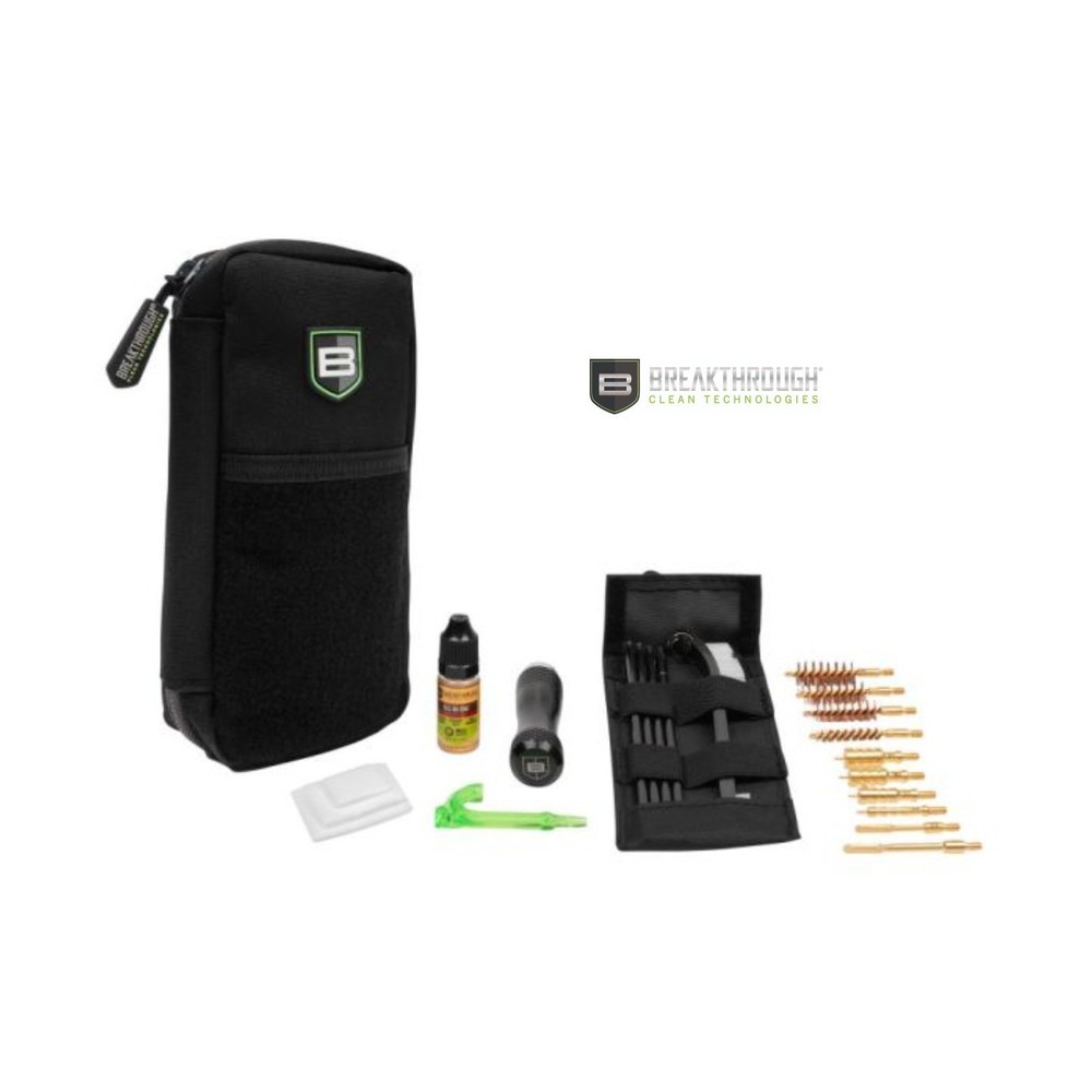 Breakthrough Handgun Range Cleaning Kit, Universal, Nylon MOLLE Pouch #BT-MPK-H