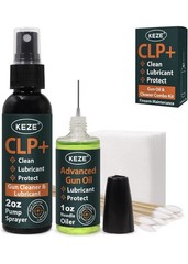 Keze Gun Oil CLP Gun Cleaner Lubricant Kit – 2 oz. Fine Mist Pump Sprayer & 1 oz