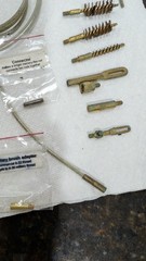 Mixed Lot of (10) Rifle Cleaning Long Rods and Accessories