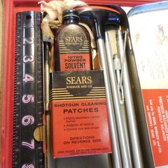 Vintage Sears Shotgun Cleaning Kit 410 ga NO. 2142