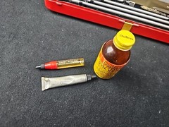 Vintage Outers Gunslick Rifle Kit No. 477 Tin 22 Cal Gun Cleaning Kit Many Parts