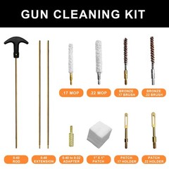 XXLIYA 177 22 Caliber Gun Cleaning Kits for .22 Pellets Airsoft Handgun…
