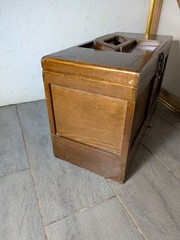 Vintage Rustic Wood Gun Cleaning Tool Box Maintenance + Caddy N49