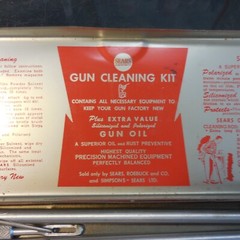 Vintage Sears Shotgun Cleaning Kit 410 ga NO. 2142