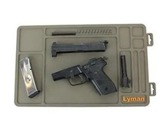 Lyman Pistol Gun Cleaning Mat, Premium Gun Cleaning Pad Organizer Parts Tray