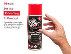 Hornady One Shot Gun Cleaner and Case Lube, 10 oz – Aerosol Dry Lube, with