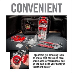 9mm Gun Cleaning Kit 9mm .357 & .38 Caliber Handguns Complete Glock Cleaning Kit
