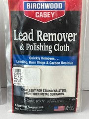 Lot 2 Birchwood Casey Lead Removed and Polish Cloth 6×9 Brand New