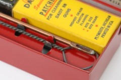 Rare Vintage Metal Tin Red Rider Daisy BB Gun Cleaning Kit As Clean as They Come