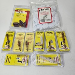 Assorted Lot Of Pro Shot Cleaning Supplies Brushes Jags Mops Patches Snap Caps!