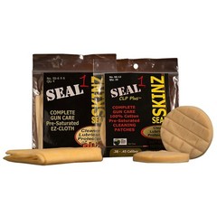 SEAL SKINZ Gun Cleaning Patches For .38-.45 Cal, 2.25″ Cotton, CLP Paste #SS-12