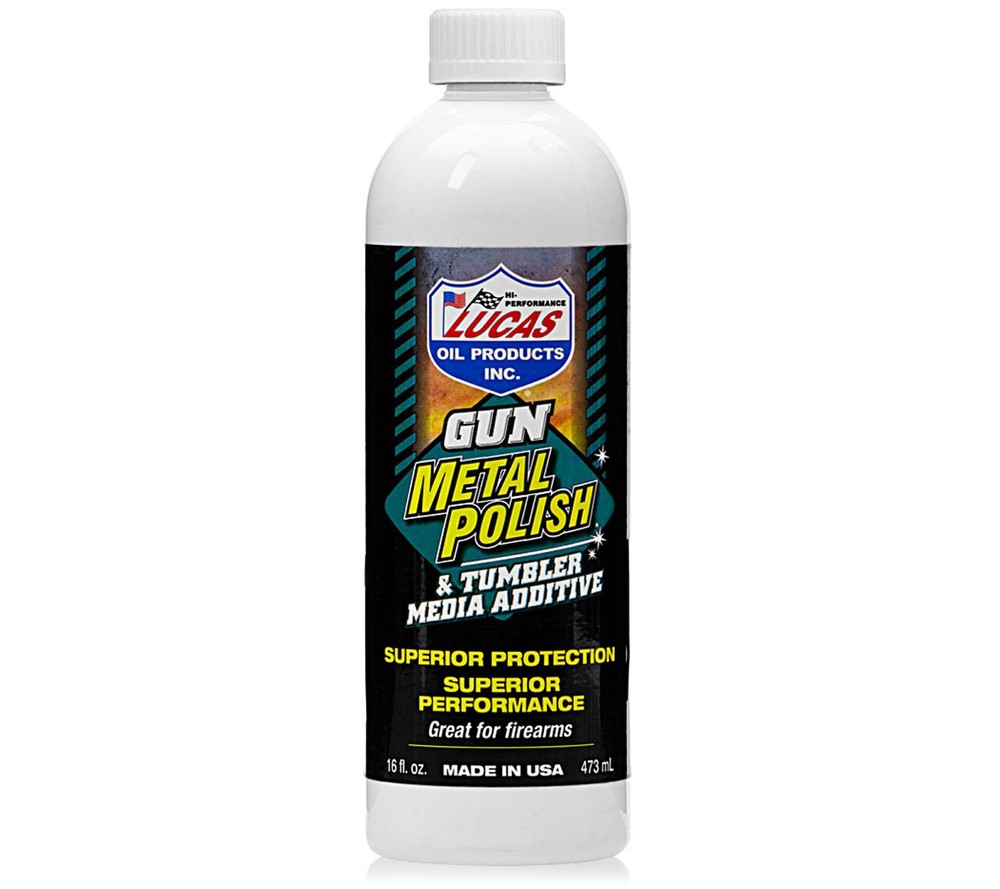 Lucas Oil 16oz Bottle Gun Metal Polish #10880