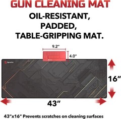 Large Gun Cleaning Mat,Work Mat,Double Thickness anti Slip Pads,Table-Gripping