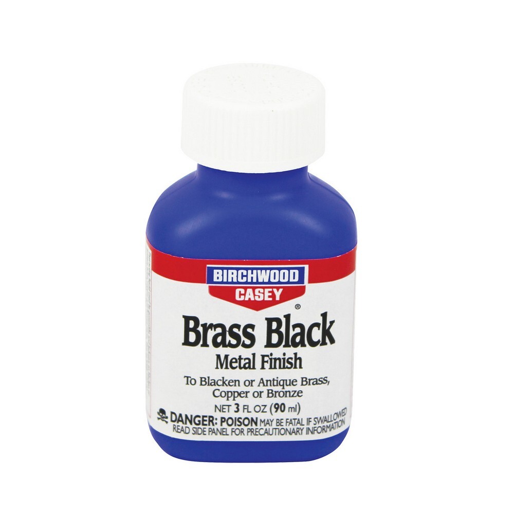 Birchwood Casey Brass Black Touch-Up Metal Finish Liquid 3 Fluid Oz Bottle 15225