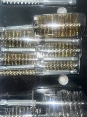 Grip Bore Brush Set, 20-Pc., 1/4in.–1in. Dia., Nylon/Stainless/Brass, Drill