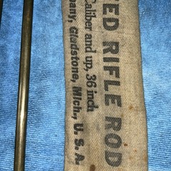 Marble’s Jointed Rifle Rod No. 9728 .28 Caliber & Up 36” Long Brass Vintage Mich