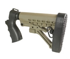 Dark Earth Stock Kit Mossberg 500 Maverick 88 12 /20GA,Grip,Cheek Rest & Wrench