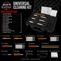 Universal Gun Cleaning Kit – Multi-Caliber Cleaning Set