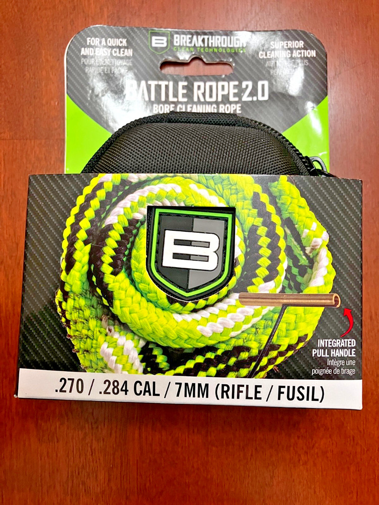 Breakthrough Battle Rope 2.0 bore cleaning rope .270/.284/7mm rifle