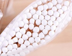 Cotton Swab Storage Box Double Head Buds Container Transparent Square Organize