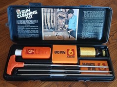 Vtg Hopps 9 Gun Cleaning Kit Storage Box Fits .30, 30-06, .303, and .308 Cal.