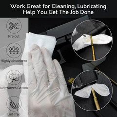 1800/900/600 Gun Cleaning Patches – 2″ and 3″ Pre-Cut Cleaning Patch for Firearm