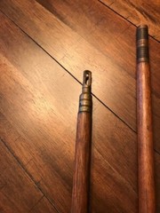 B.G.I. Co wood and brass gun cleaning rod