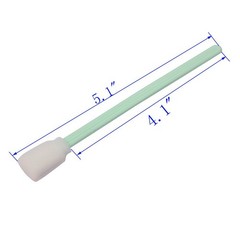 LOVEDAY 100pc 5.1″ Square Rectangle Foam Cleaning Swab Sticks for white