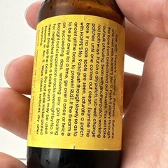 Vintage Bottle of Hoppe’s Nitro Powder Solvent No 9 Rust Bore Cleaning Half Full