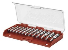 Tipton Ultra Jag Set with 13 Caliber Specific Cleaning Jags and Storage Case for