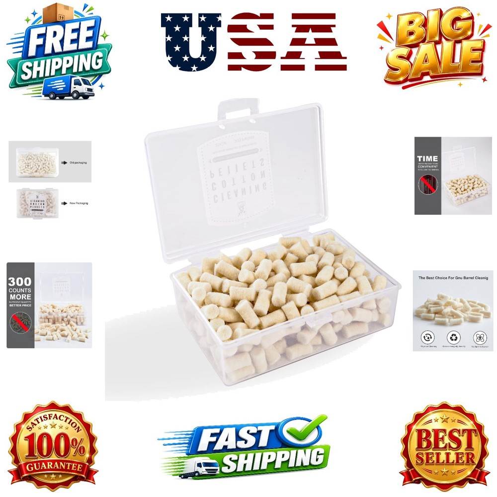 Cleaning Cotton Wool Felt Cleaning Pellets for Maintenance .22.177 Caliber 30…