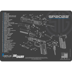 For Sig Sauer SP 2022 Armorers Gun Cleaning Bench Mat Cerus Gear
